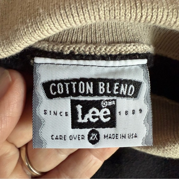 Vintage Lee Sport Scarecrow Halloween Long Sleeve Sweatshirt 2XL Applique Fall - Picture 5 of 7